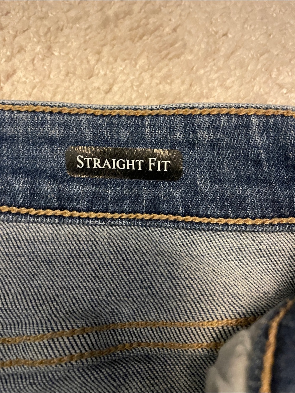 Judy Blue Light Blue Distressed Straight Leg Jeans - Picture 4 of 5